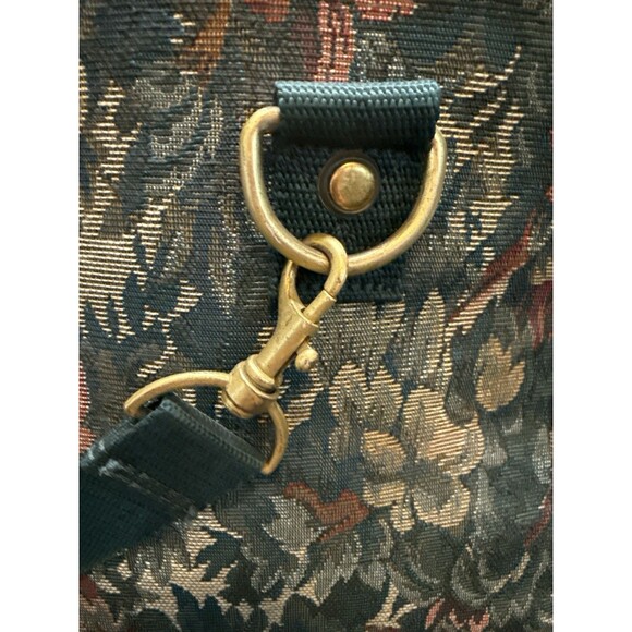 VINTAGE Diane Von Furstenberg Floral Tapestry Suitcase Soft Luggage Carry On Bag - Picture 7 of 12